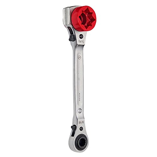 Milwaukee 48-22-4215 Lineman'S 5-In-1 Ratcheting Wrench