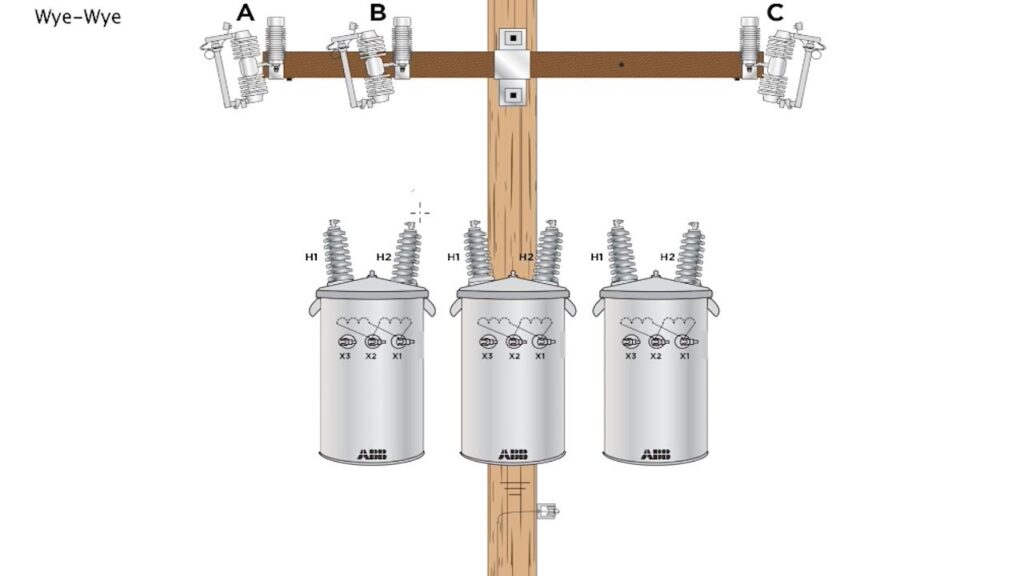 Wye Wye Transformer Bank