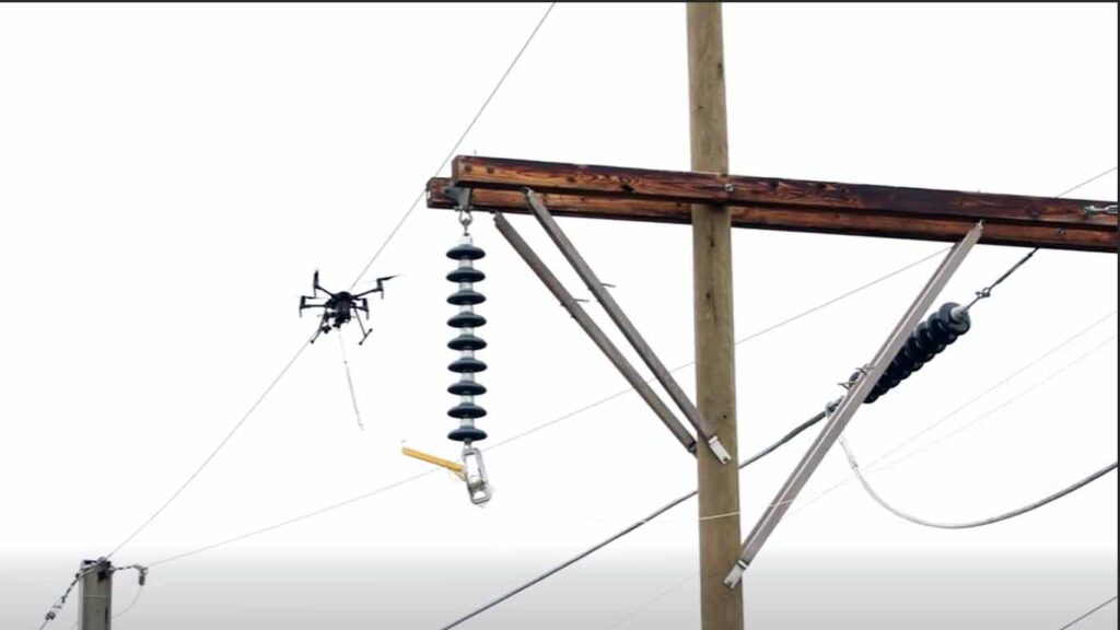 Drone inspection line