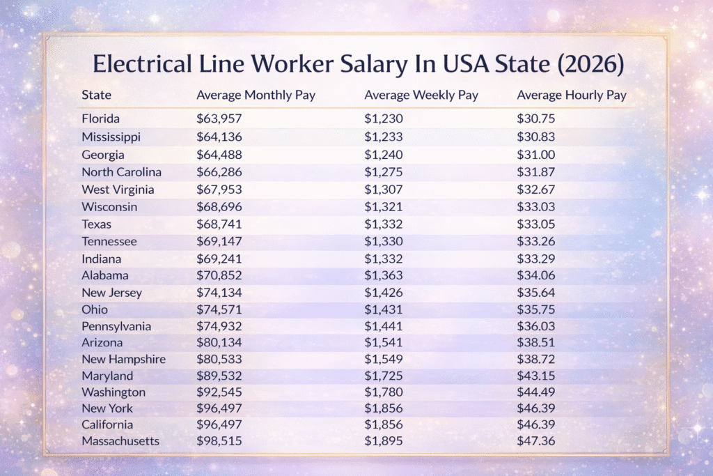 electric worker salary