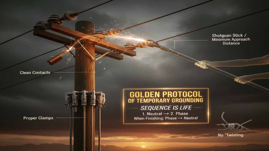The Golden Protocol of Temporary Grounding